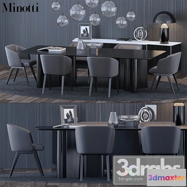 969932 - Minotti Modern Dining Set 2