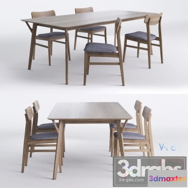 969970 - Miton Table and Chair