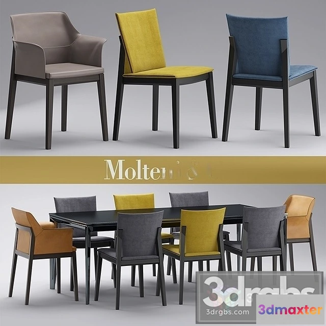970026 - Molteni Chair Breva Tivan