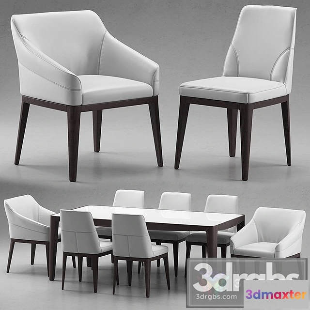 970080 - Natuzzi Minerva Table and Chair