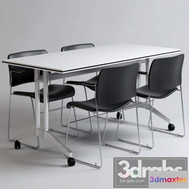970126 - Office Table and Chair Set 02
