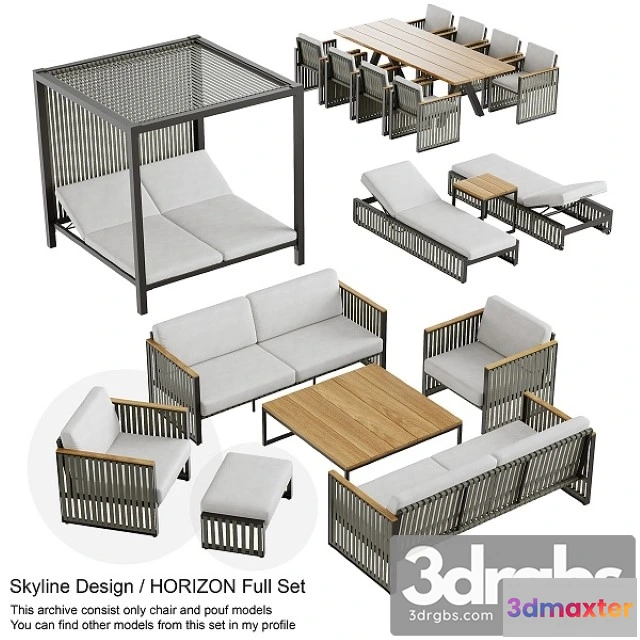 970160 - Outdoor Garden Wicker Woven Dining Set