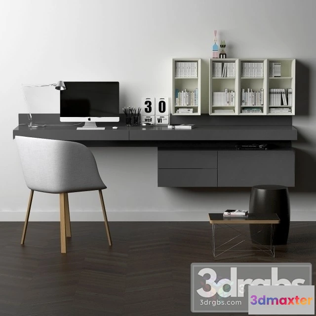 970200 - Pianca Ala Desk and Chair