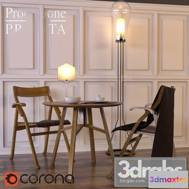 970350 - Produzione Privata Table and Chair