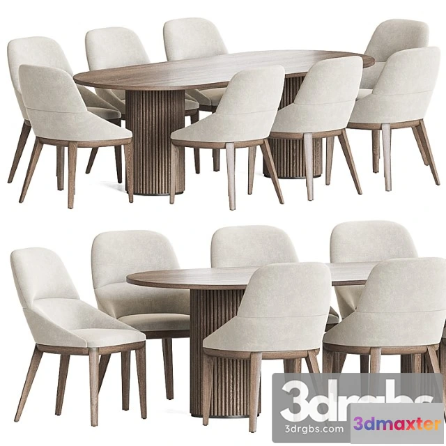 970364 - Queen Chair Campbell Table Dining Set