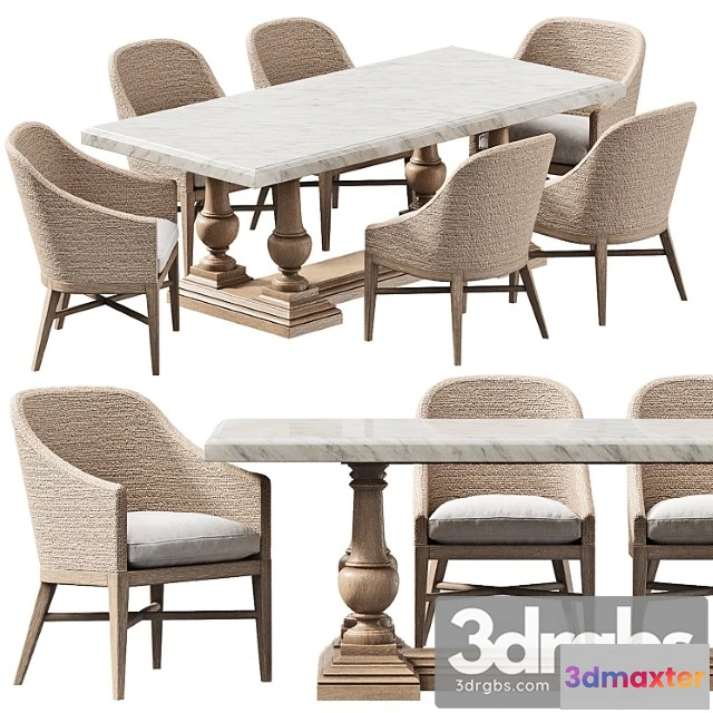 970424 - Rh dining set 8 2