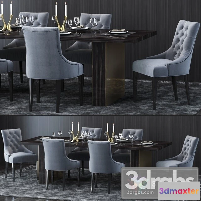 970432 - RH Luxury Table and Chair