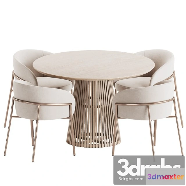 970454 - Rimo Chair Jeanette Table Dining Set