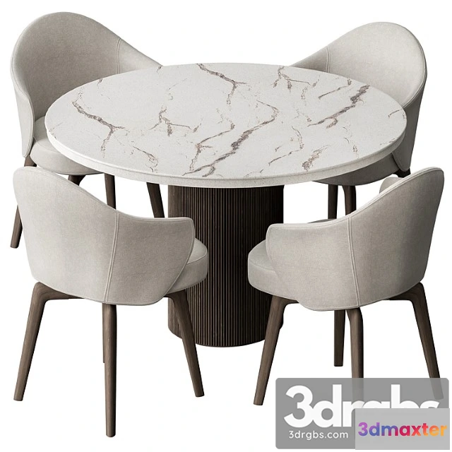 970488 - Round Dinning Table Set 41