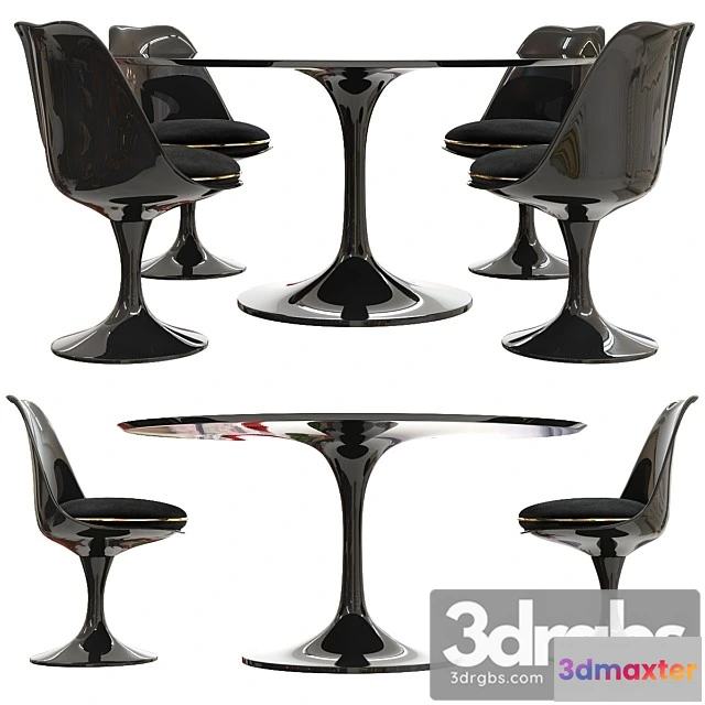 970506 - Saarinen Tulip table Chairs
