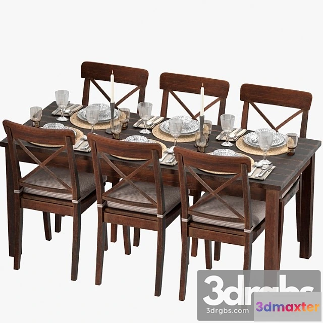 970596 - Serving-table + chair 2