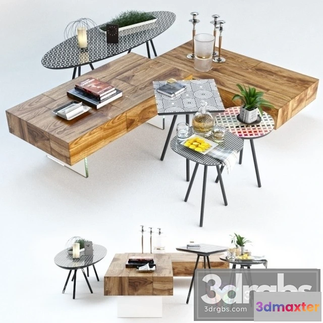 970616 - Set Sattelan Italia Coffee Table