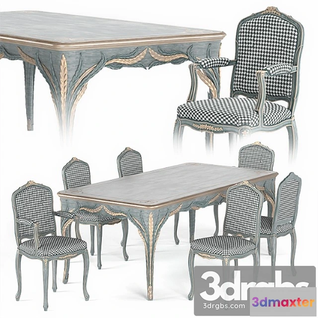 970634 - Silvano Grifoni Table And Chair Set