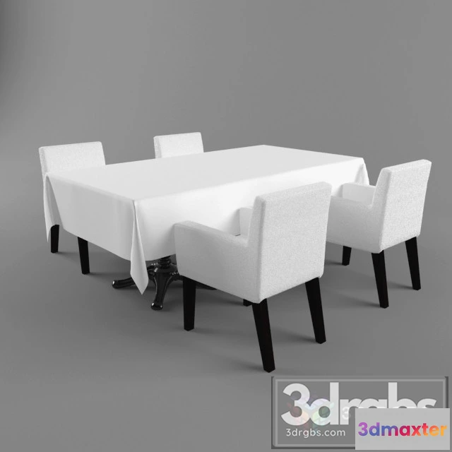 970692 - Stol Chetverka Table and Chair