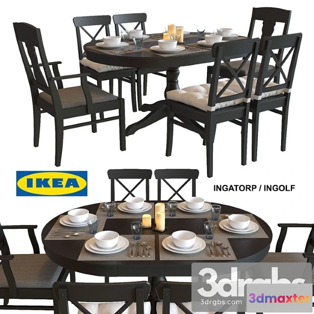 970714 - Stol I Stulia Ikea Ingatorp Ingolf