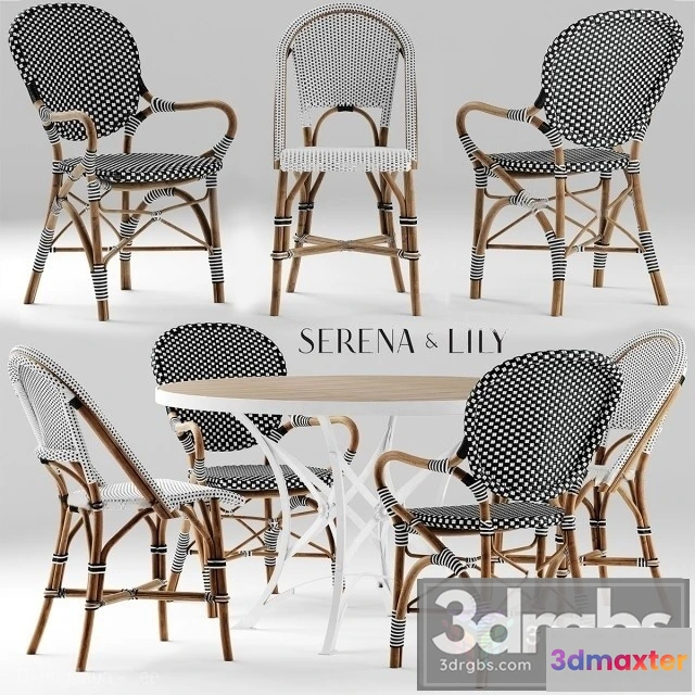 970850 - Table and Chairs Serena Lily