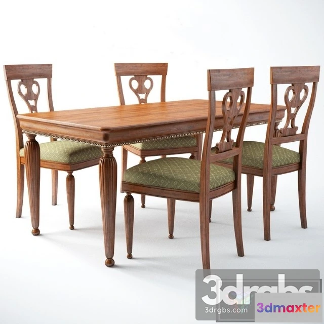 970860 - Table Chair 5185 Modenese Gastone