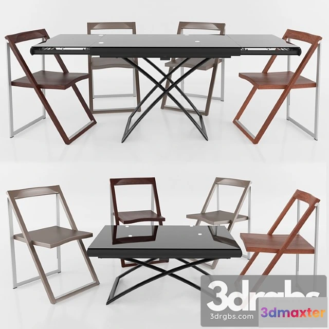 970872 - Table Dakota Chair Skip Calligaris 1