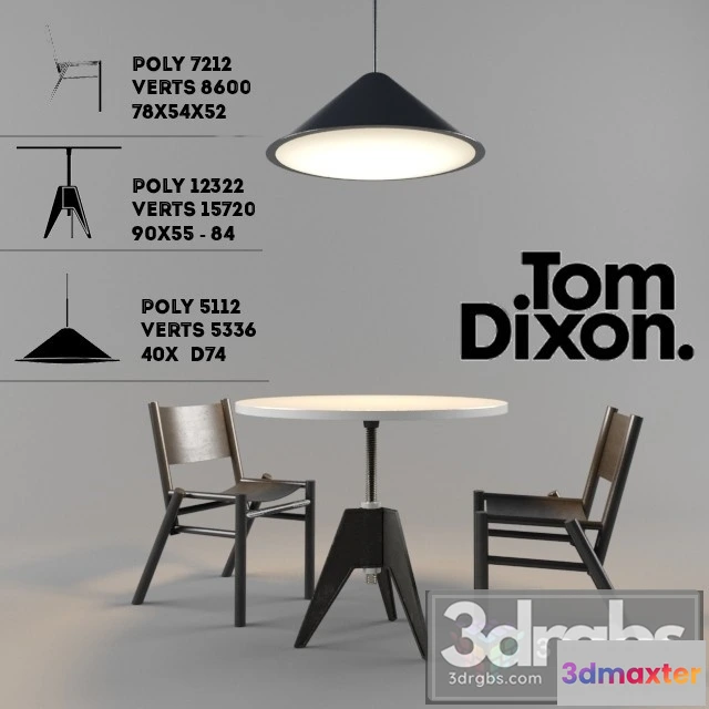 970974 - Tom Dixon Table and Chair
