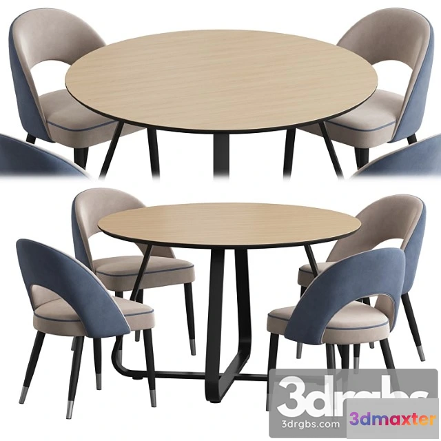 970996 - Toronto Table Holly Chair Dining Set