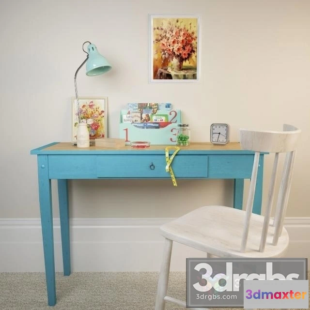 971088 - Vintage Table and Chair