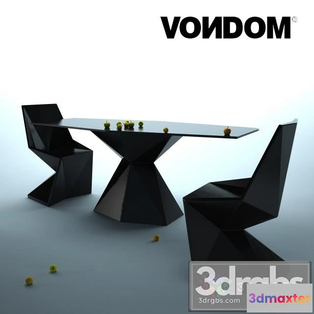 971142 - Vondom Vertex Table and Chair