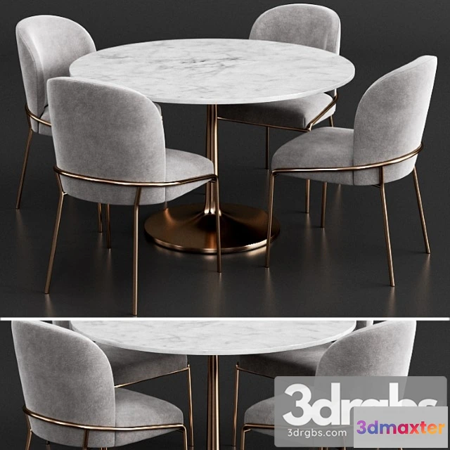 971180 - West Elm Crate Barrel Dinning Set 2