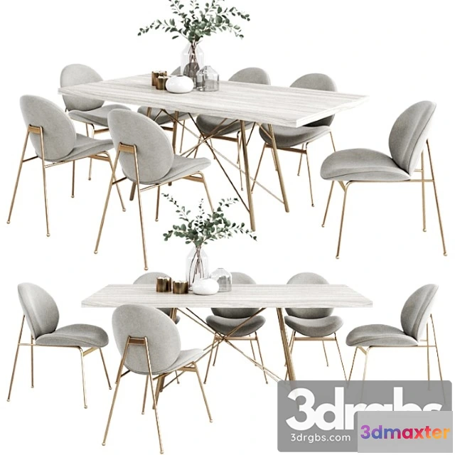 971192 - West Elm Dinning Set 4