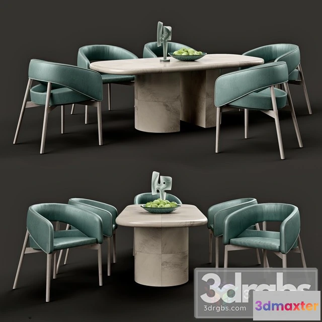 971284 - Wrapped Dinning Table Dino chair