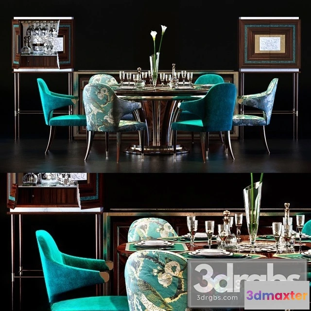 971296 - Zanaboni Contemporary Dining Set