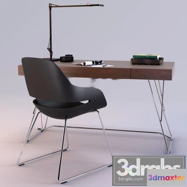 971298 - Zanotta Maestrale Table Eva Chair