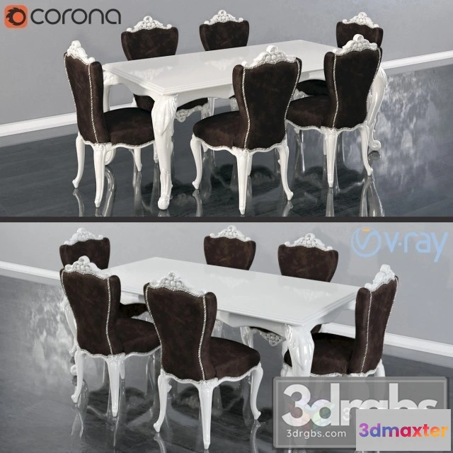 971302 - Zebrano Casa Emily Table and Chair