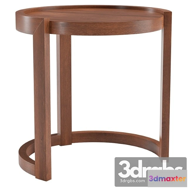 1038840 - 1950s round mahogany side table by paul laszlo