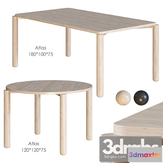 1038944 - Atlas dining table teulat