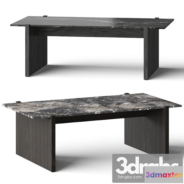1039134 - Cb2 russell black coffee table