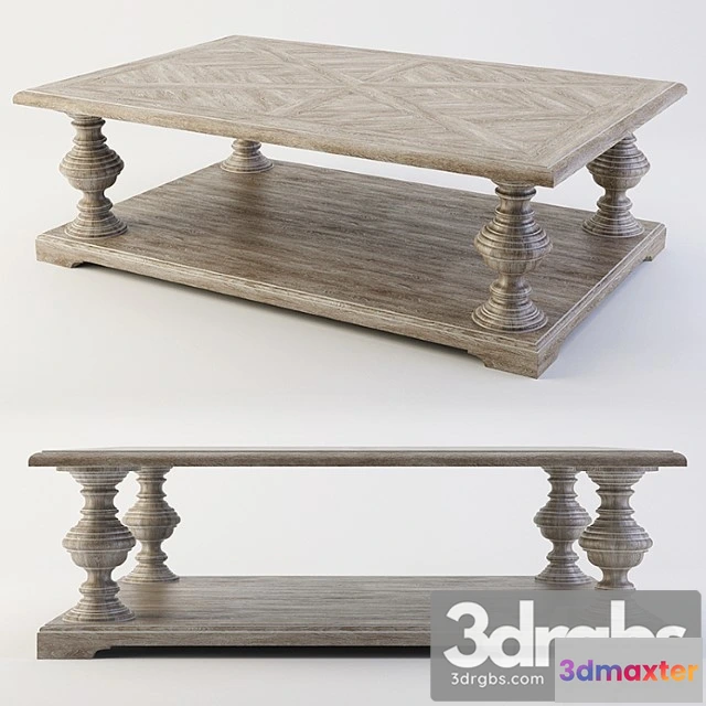 1039234 - Coffee table bernhardt campania (370-023)