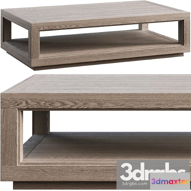 1039354 - Coffee table restoration hardware grand framed
