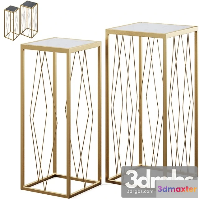 1039448 - Console with marble top by glasar