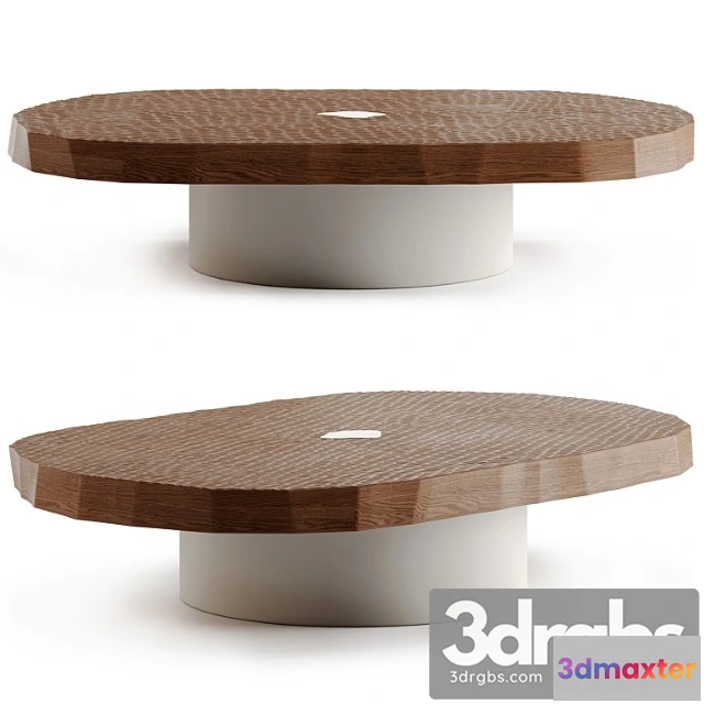 1039466 - Craft oval coffee table by pierre augustin rose