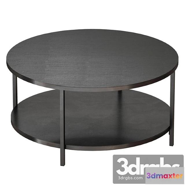 1039660 - Echelon round coffee table (crate and barrel)