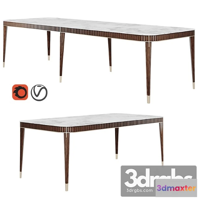 1039668 - Eden-rock rectangular dining table design sacha lakic