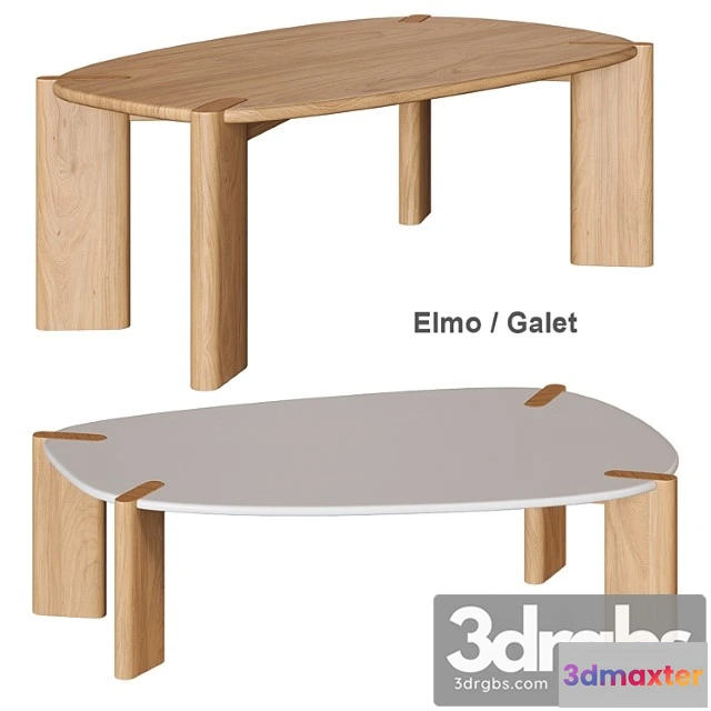 1039782 - Galet coffee table la redoute