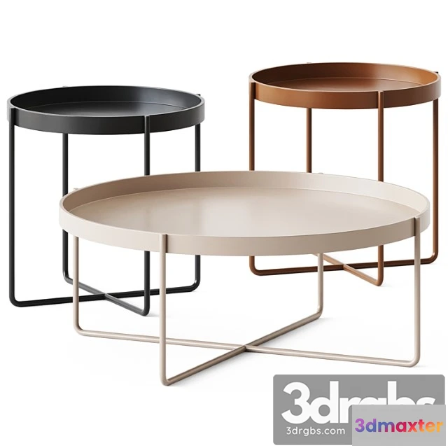 1039790 - Gaultier round coffee tables