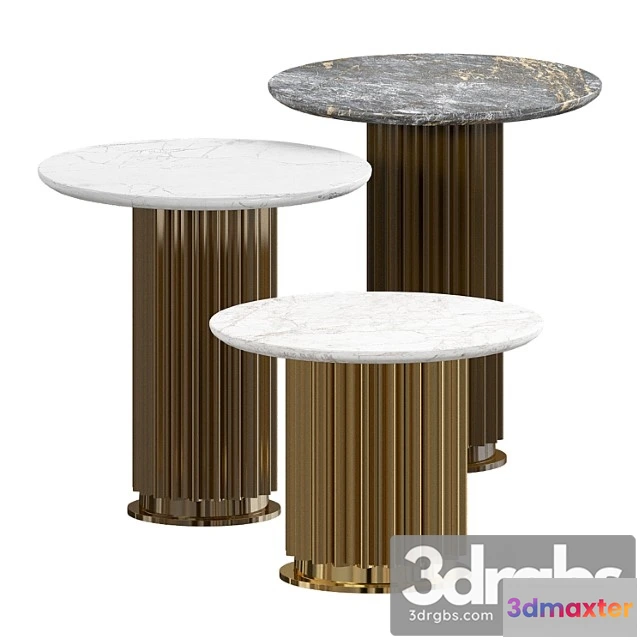 1039826 - Gold emperador dark coffee table