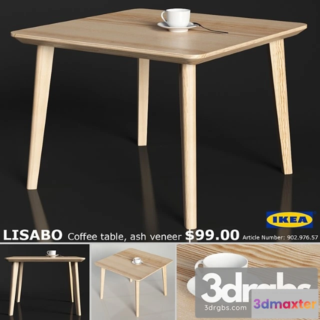1039908 - Ikea lisabo coffe table 70cm