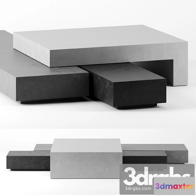 1039972 - Jenga coffee tables set 2 by baxter