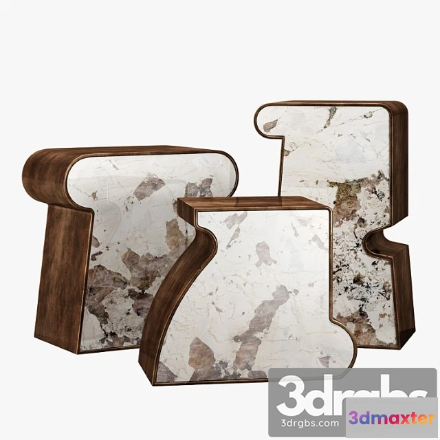 1040010 - Kelly wearstler ternion traid tercet side table