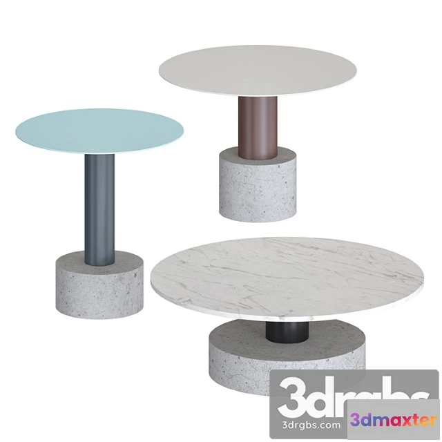 1040020 - Kettal roll - coffee tables
