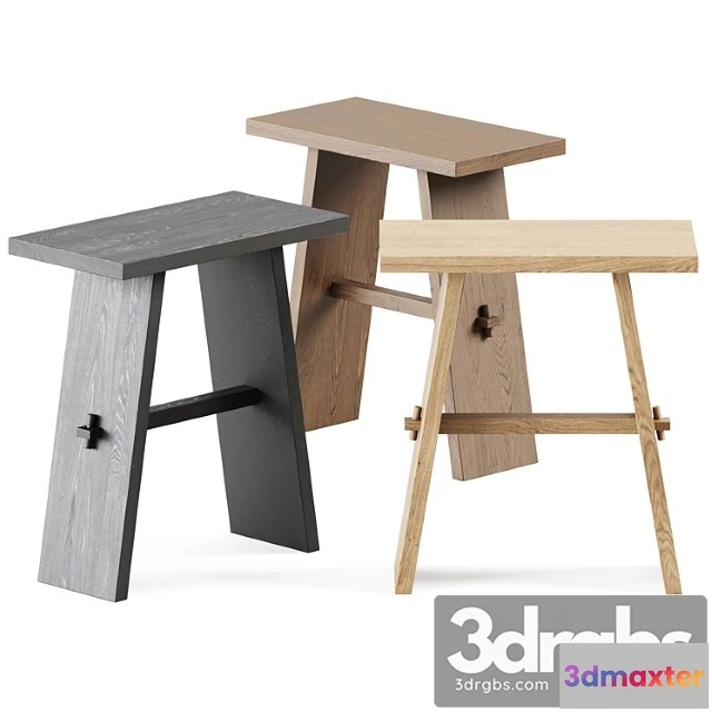 1040092 - Lax reclaimed wood end table