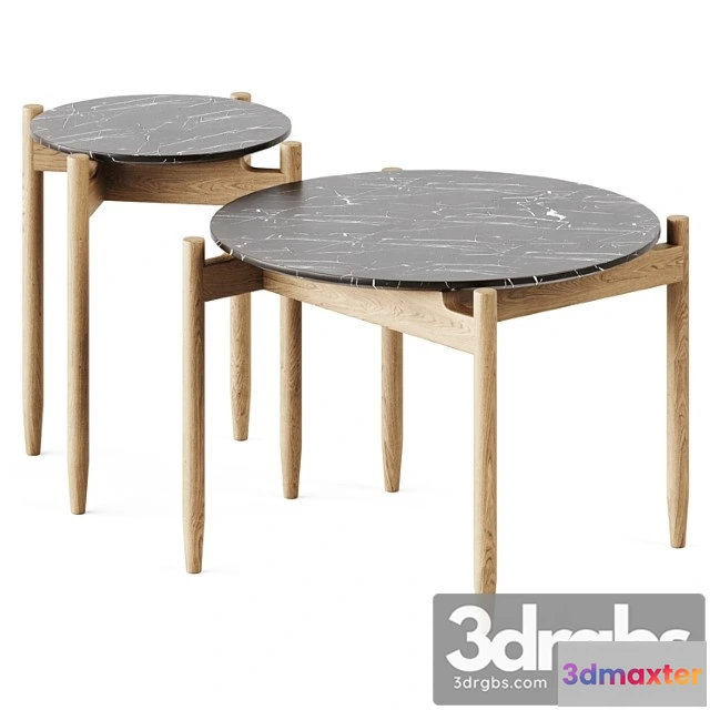 1040140 - Low round marble coffee table juli by amura